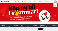 Desktop Screenshot of lindstromsbil.se